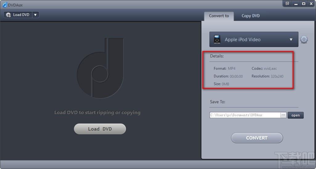 DVDAux下载,DVD视频抓取工具,DVD视频转换