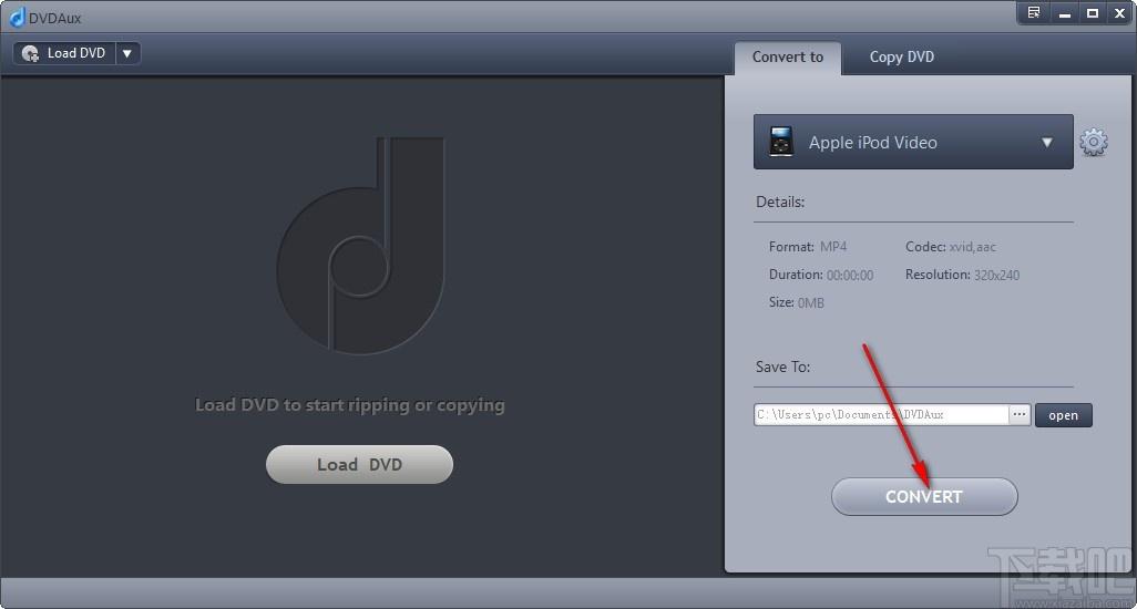 DVDAux下载,DVD视频抓取工具,DVD视频转换