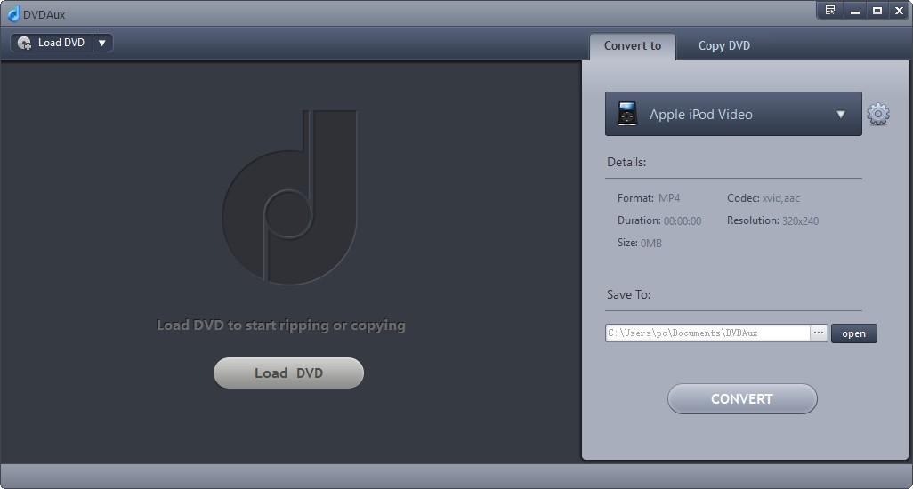 DVDAux下载,DVD视频抓取工具,DVD视频转换