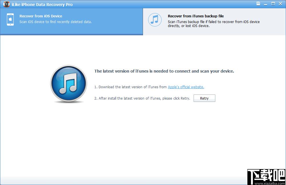 iLike iPhone Data Recovery Pro下载,数据恢复,iOS数据恢复